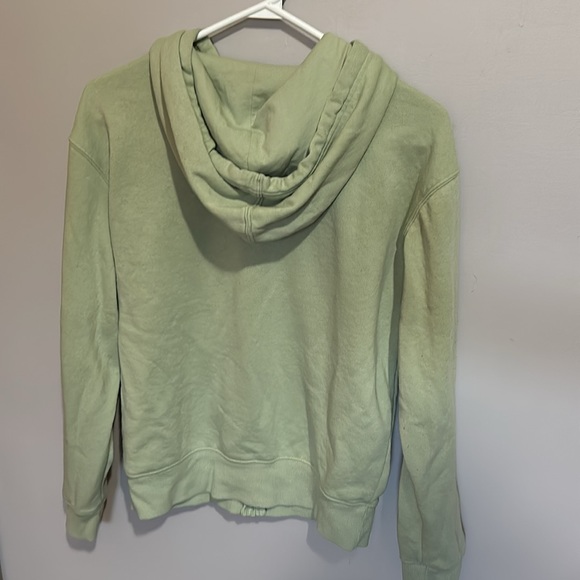Green Zip Up Hoodie - Picture 2 of 3